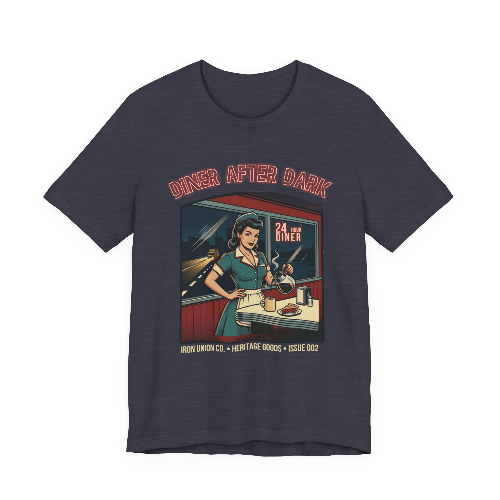 Diner After Dark Retro Pin-up T-Shirt