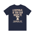 Republic If You Can Keep It T‑Shirt - Back Design