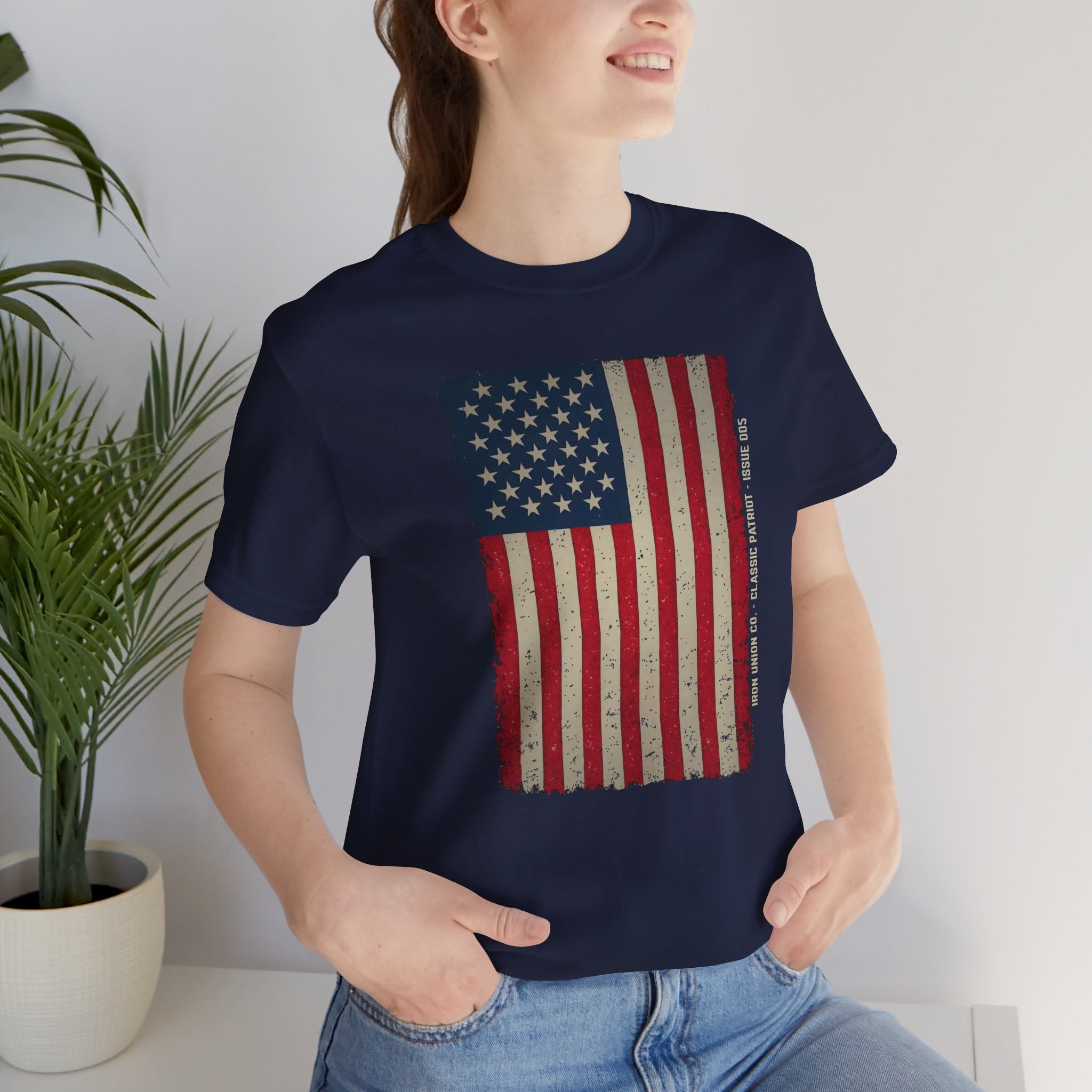 Distressed Old Glory Flag Tee
