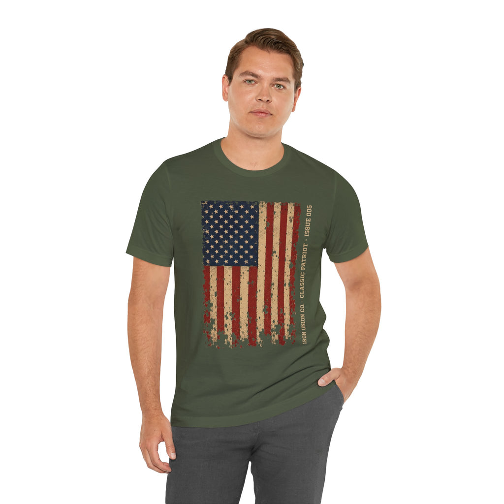 Distressed Old Glory Flag T-Shirt