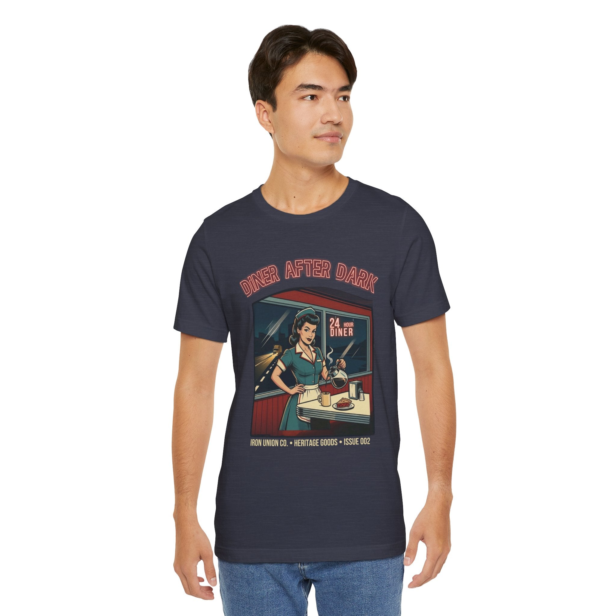 Diner After Dark Retro Pin-up T-Shirt