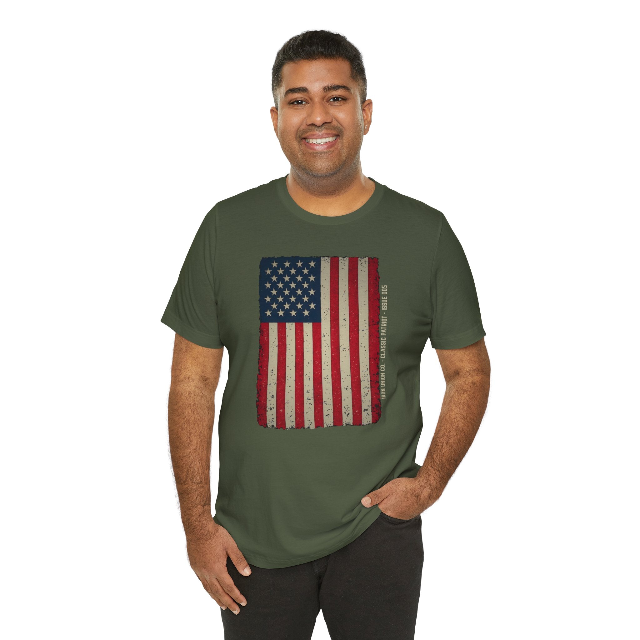 Distressed Old Glory Flag Tee