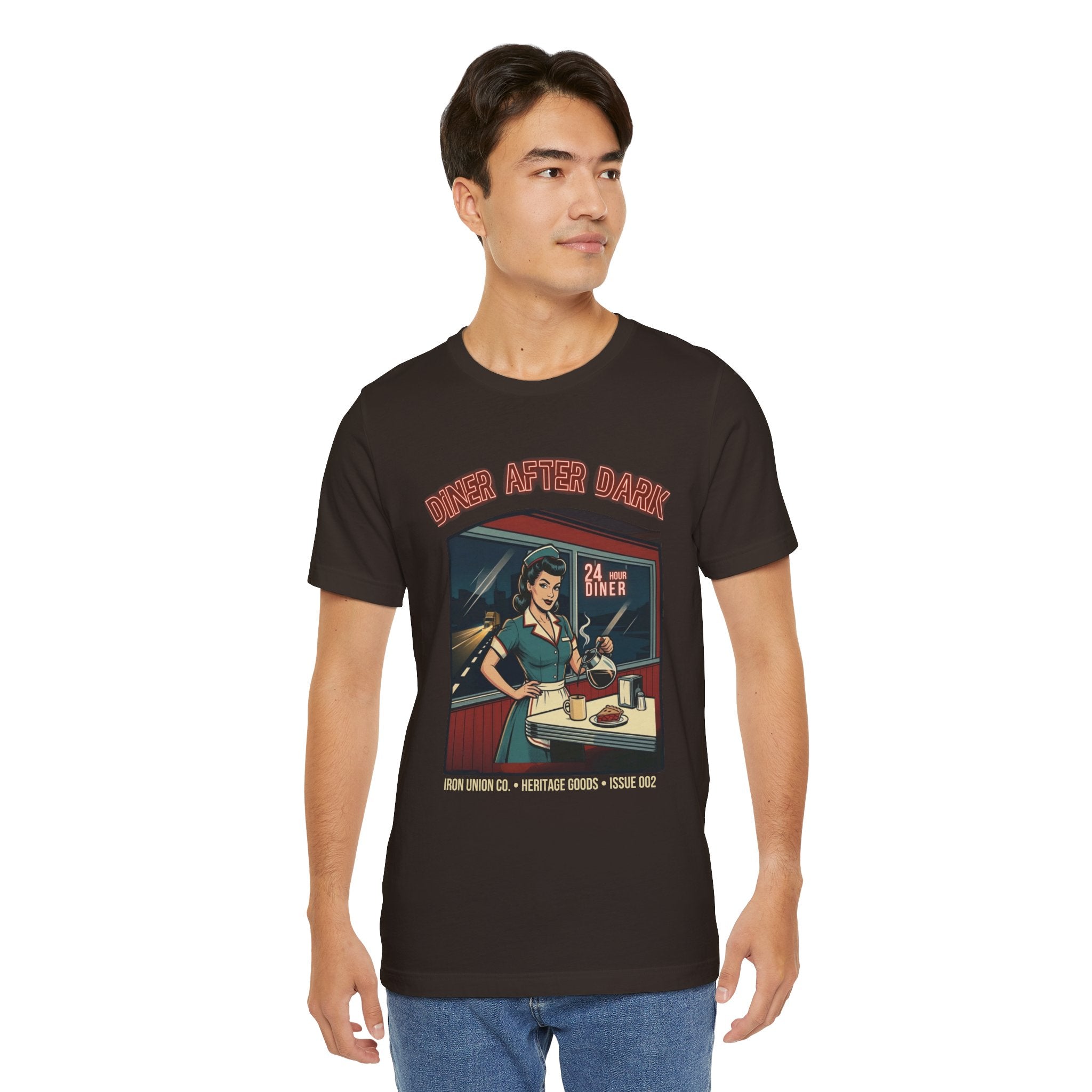 Diner After Dark Retro Pin-up T-Shirt