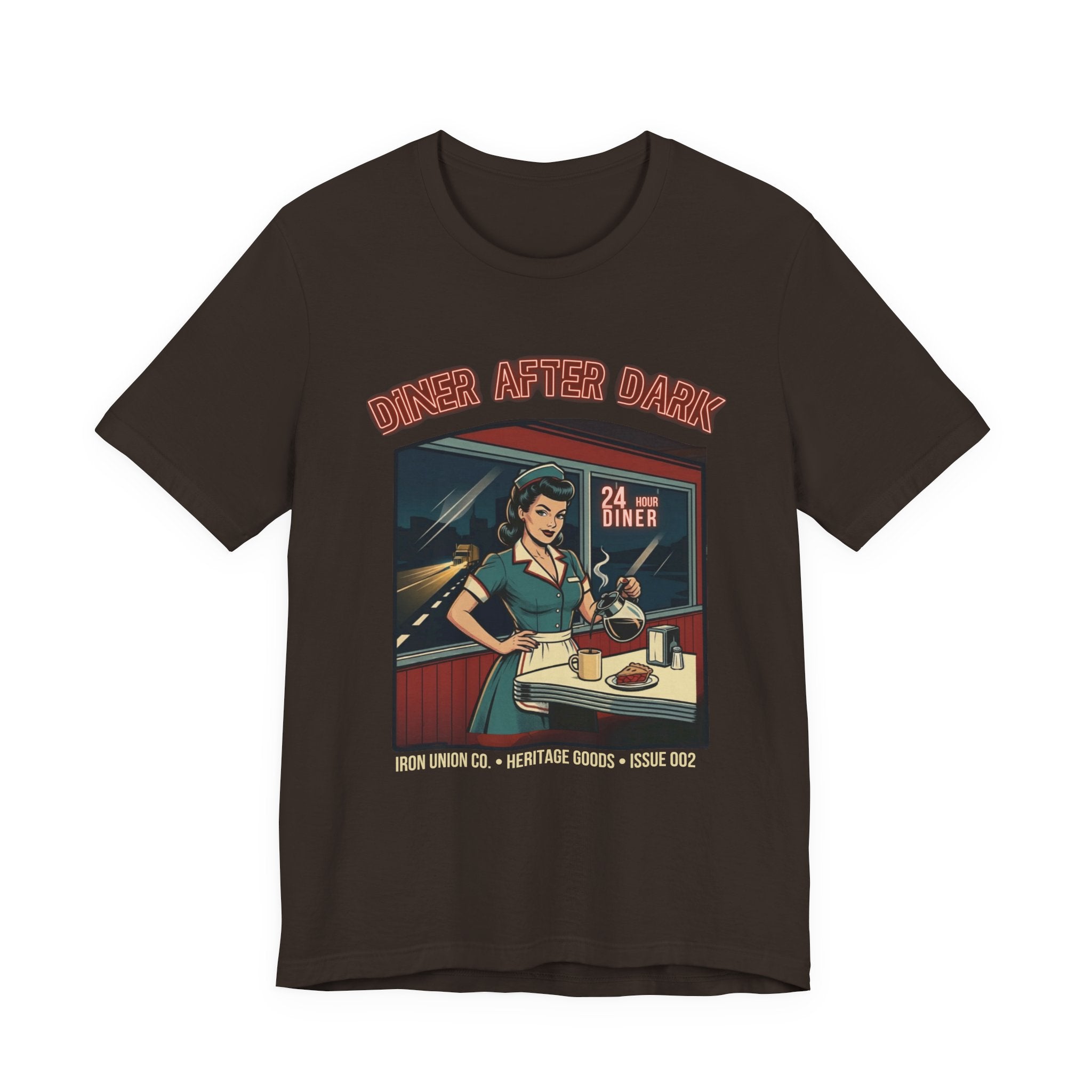 Diner After Dark Retro Pin-up T-Shirt