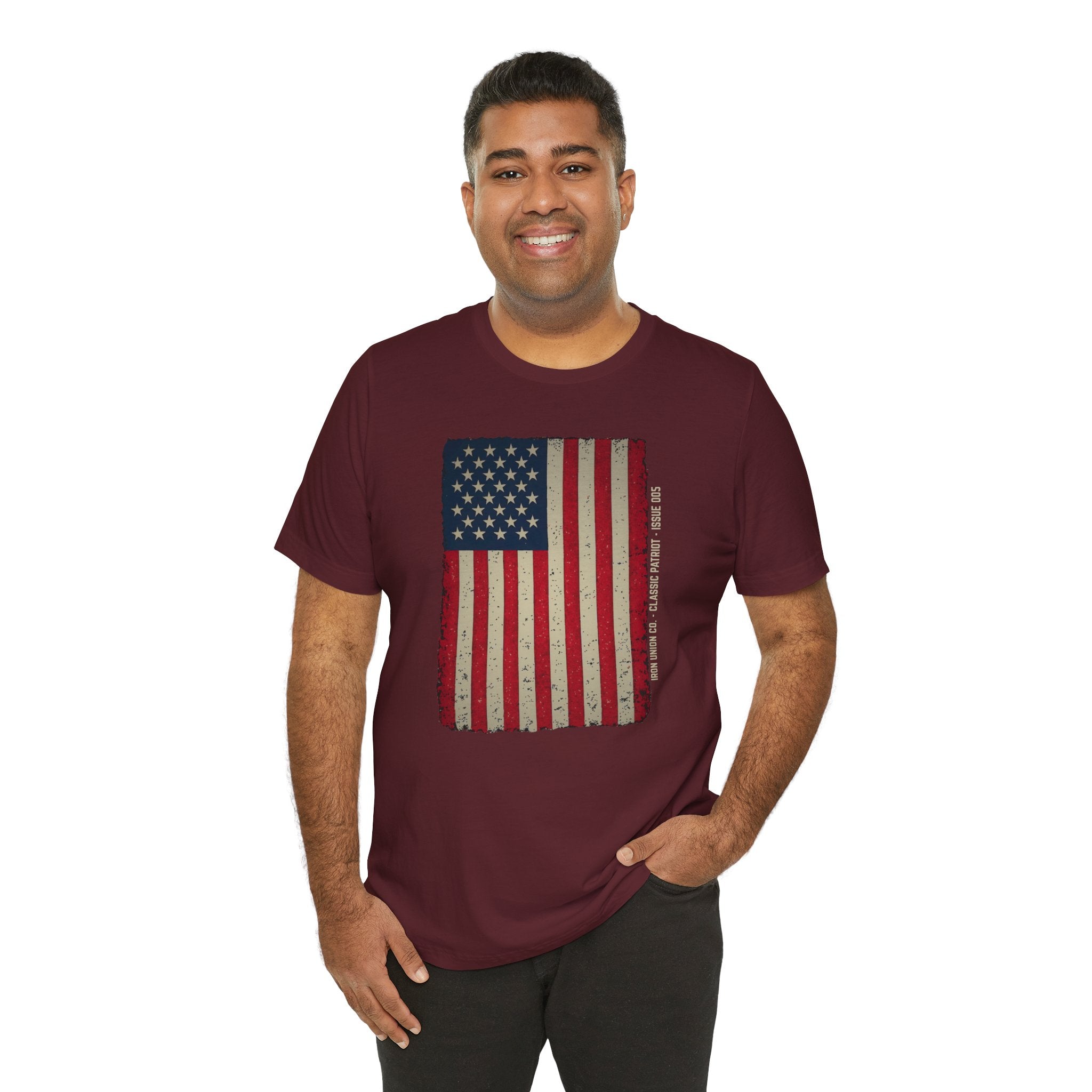 Distressed Old Glory Flag Tee