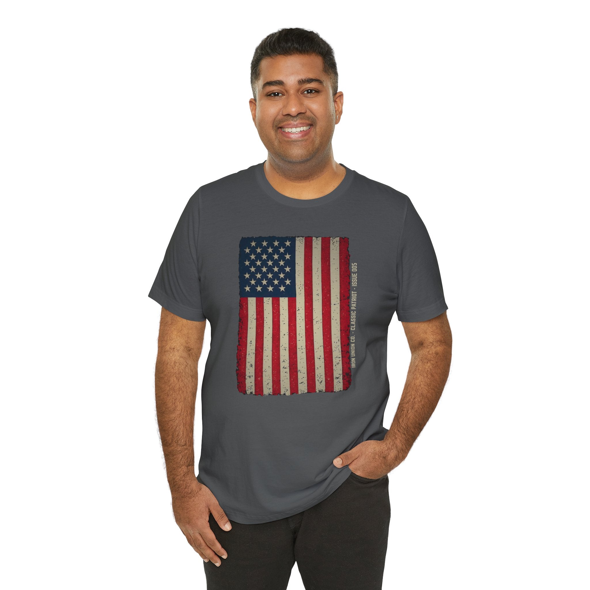 Distressed Old Glory Flag Tee