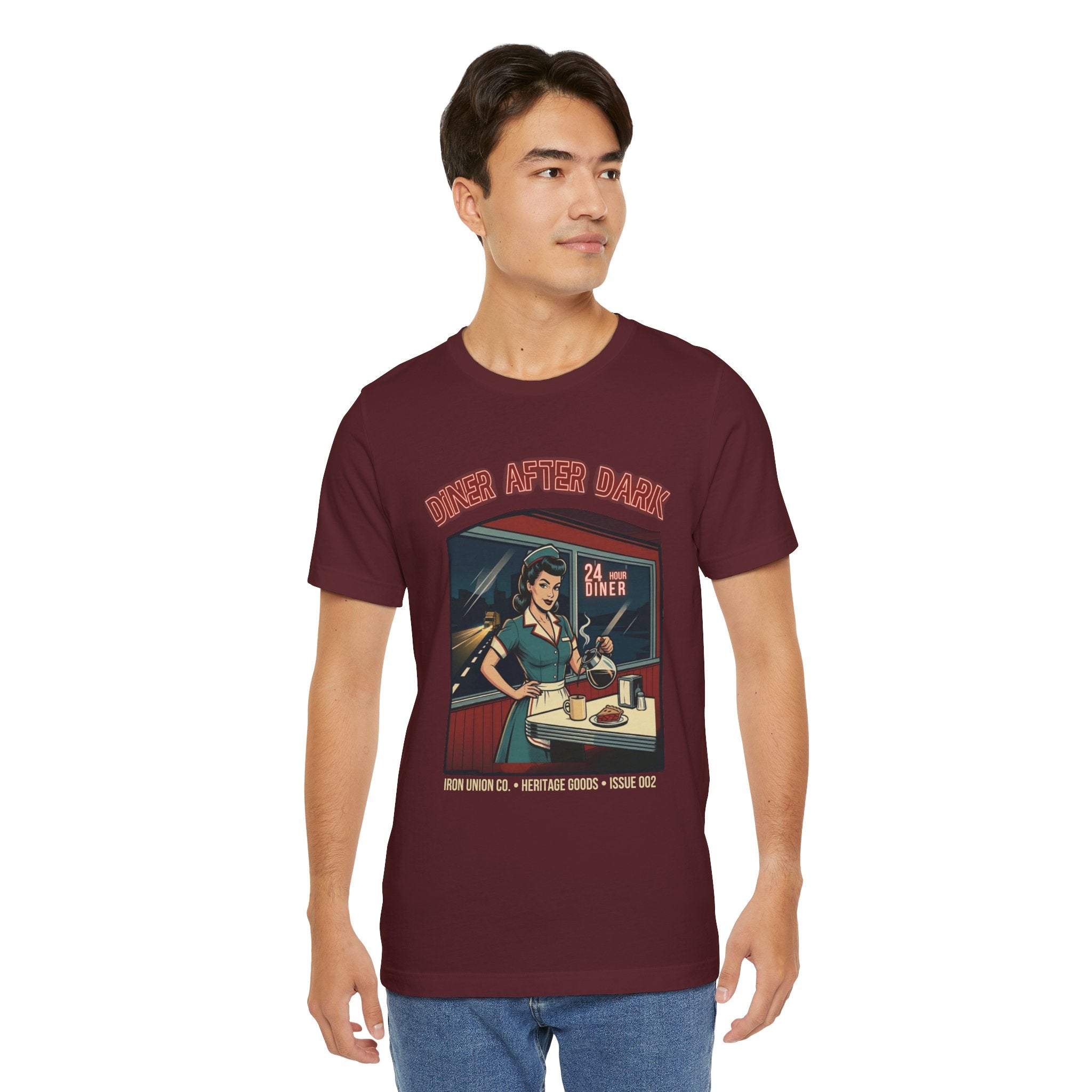 Diner After Dark Retro Pin-up T-Shirt