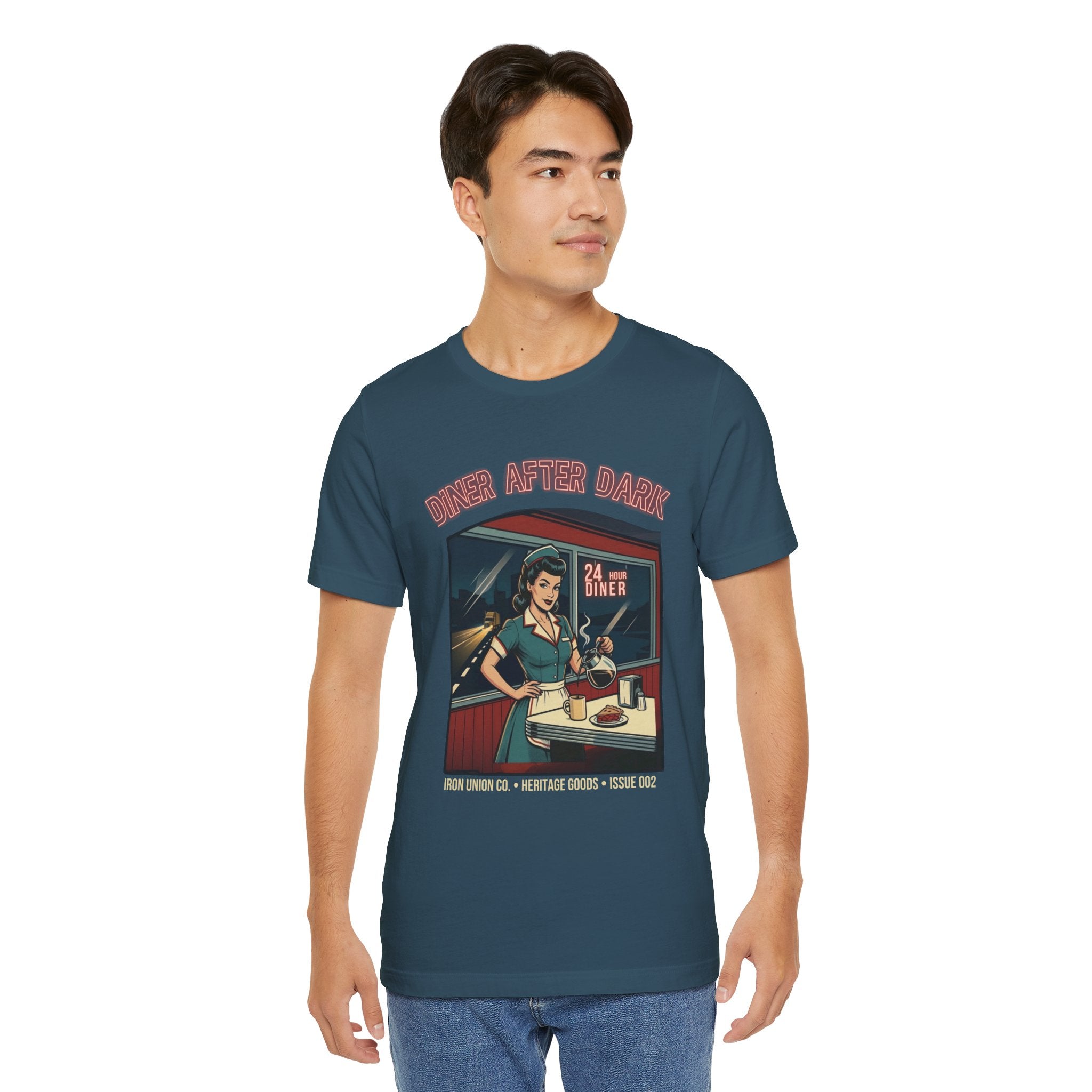 Diner After Dark Retro Pin-up T-Shirt