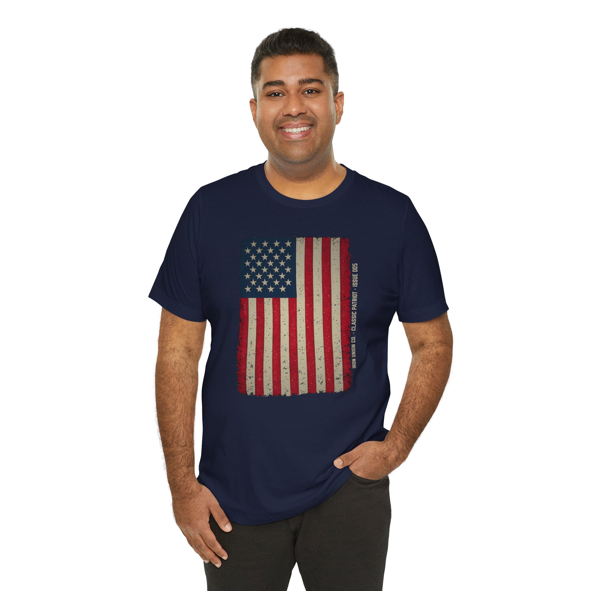 Distressed Old Glory Flag Tee