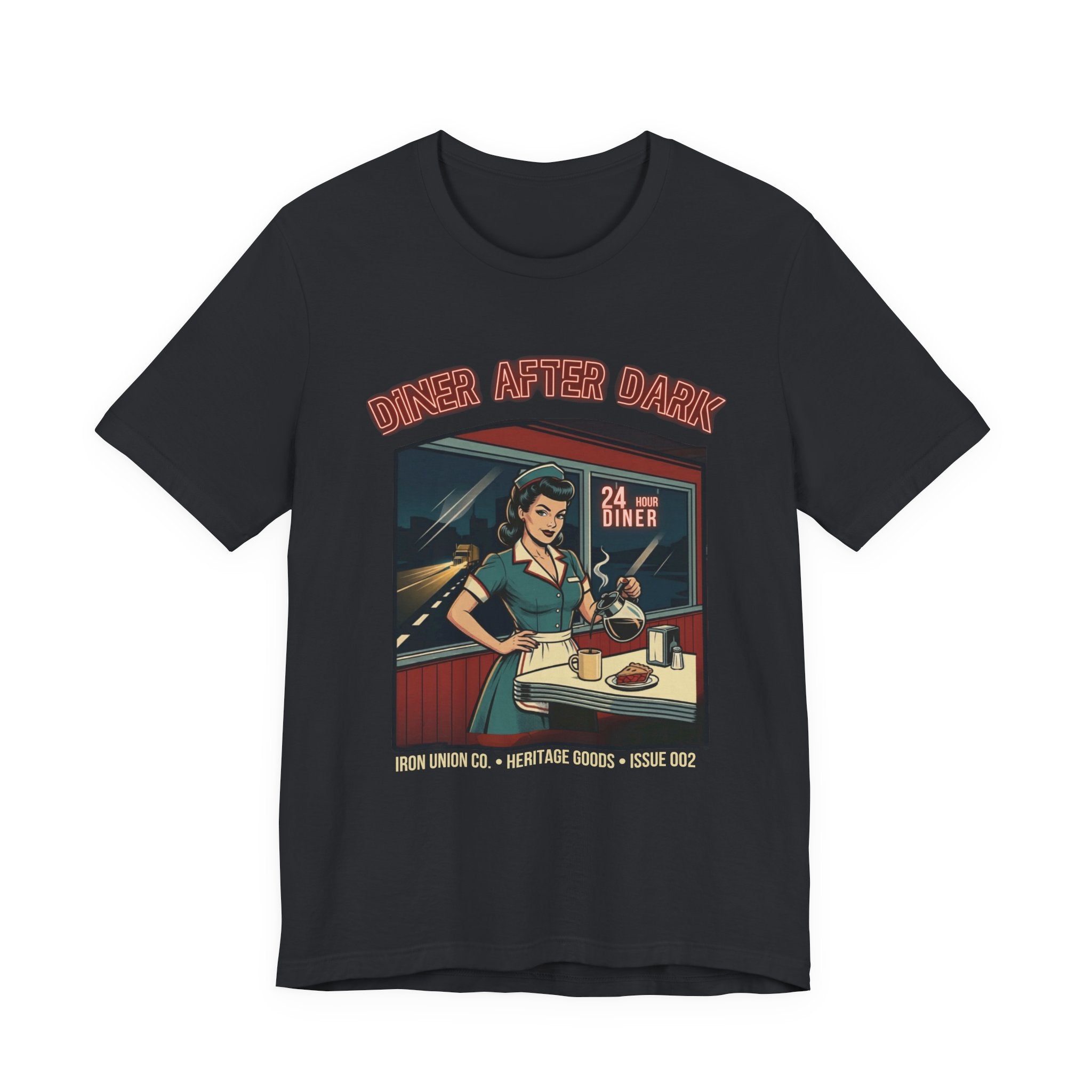 Diner After Dark Retro Pin-up T-Shirt