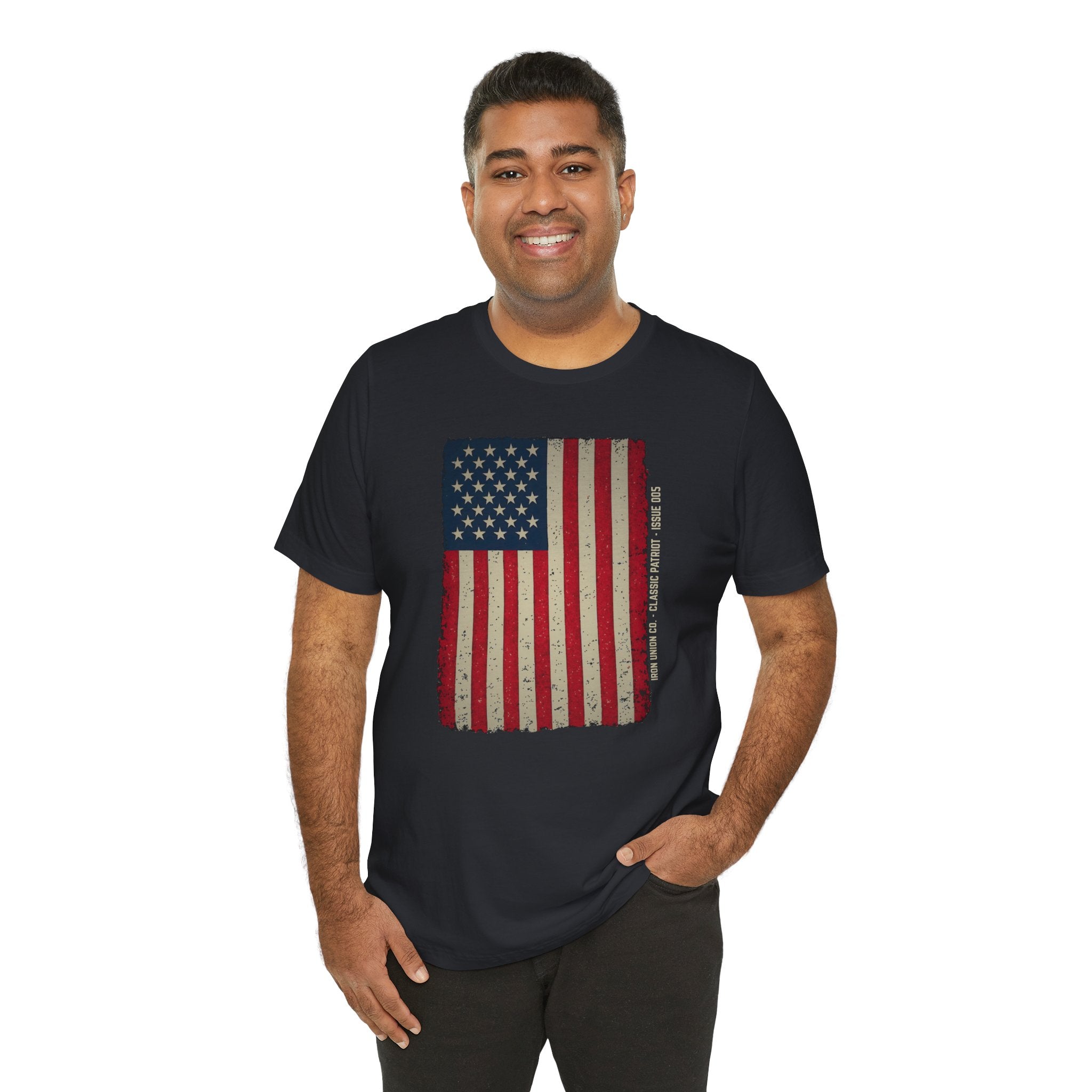 Distressed Old Glory Flag Tee