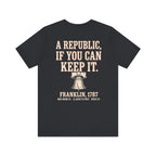 Republic If You Can Keep It T‑Shirt - Back Design
