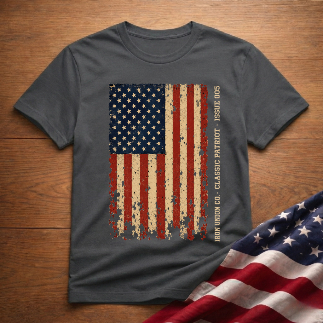 Distressed Old Glory Flag T-Shirt