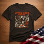 Keep The Wheels Turning Tee