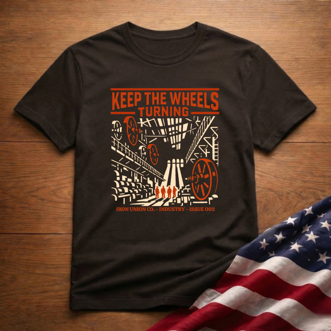 Keep The Wheels Turning Tee