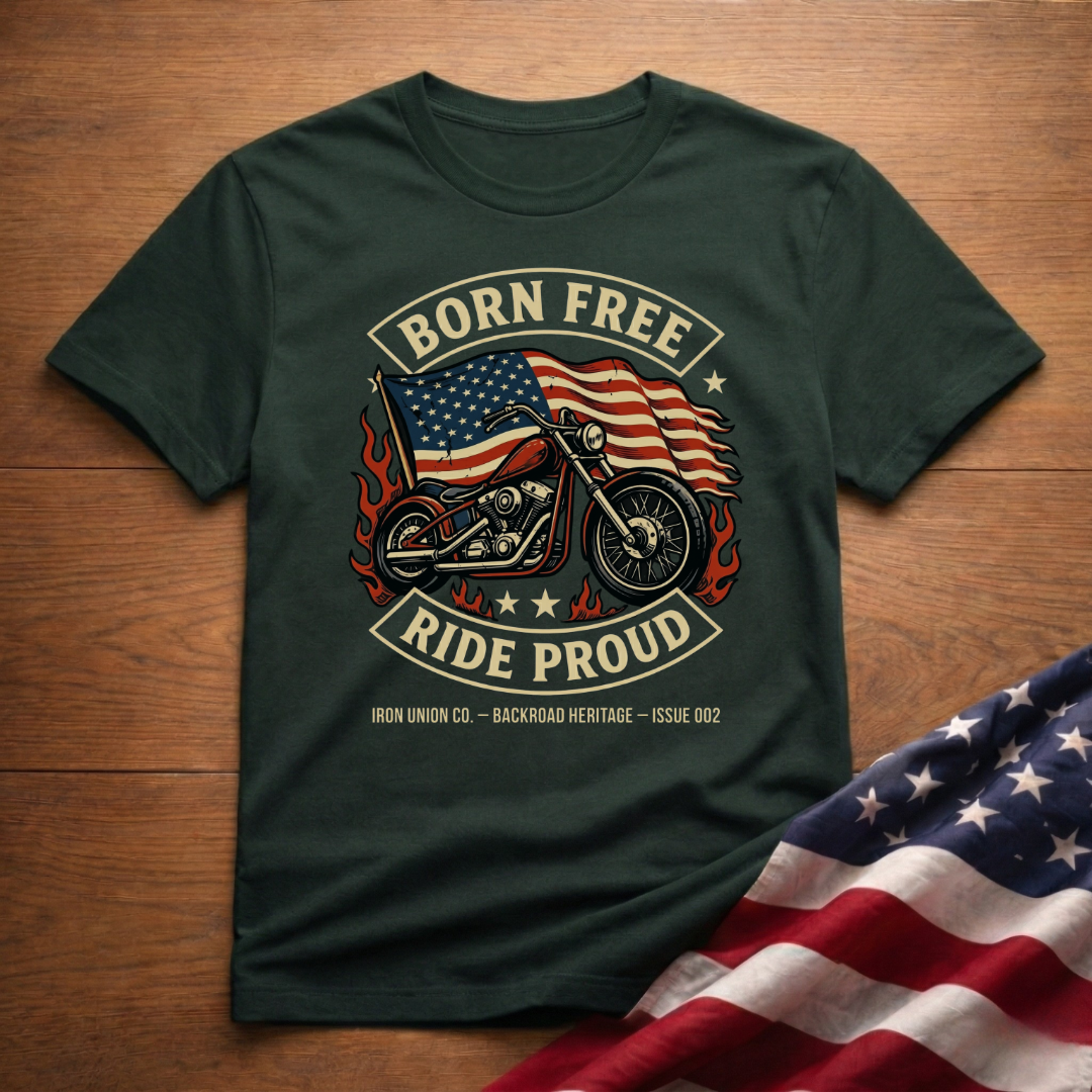 Born Free – Ride Proud Tee