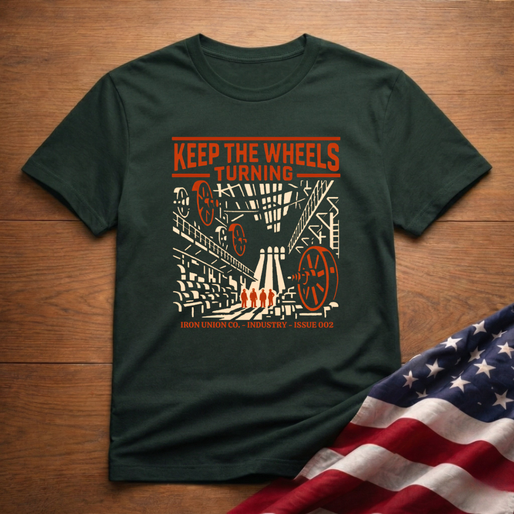 Keep The Wheels Turning Tee