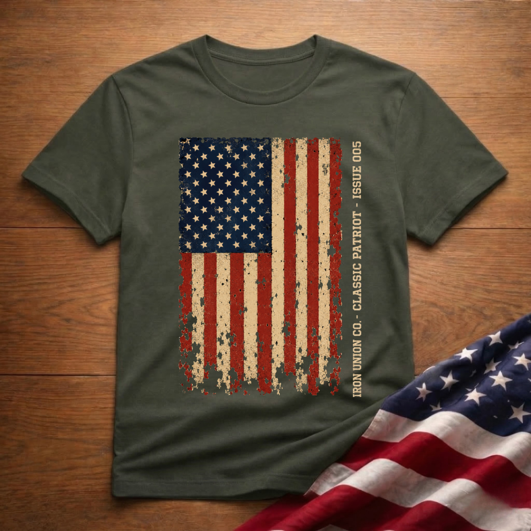 Distressed Old Glory Flag T-Shirt
