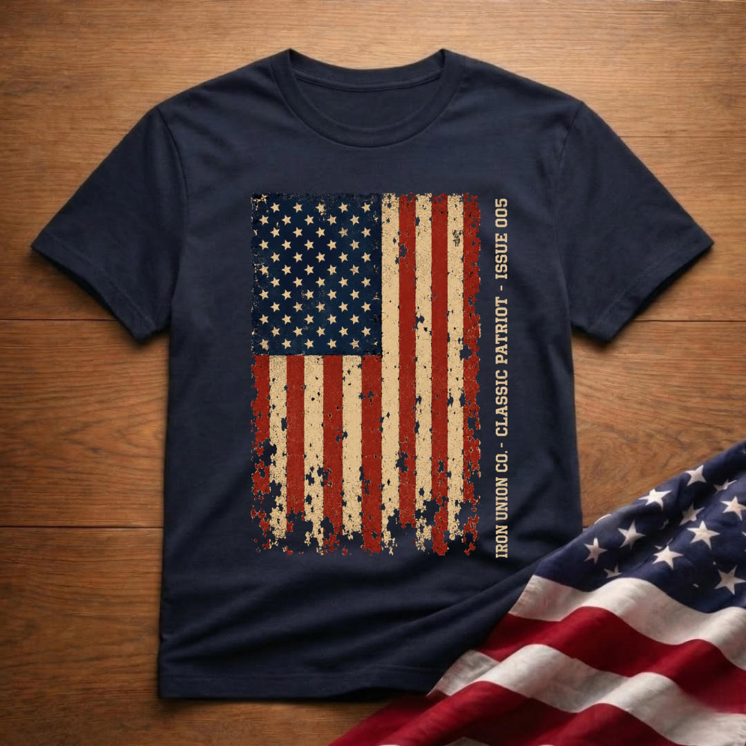 Distressed Old Glory Flag T-Shirt