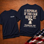 Republic If You Can Keep It T‑Shirt - Back Design
