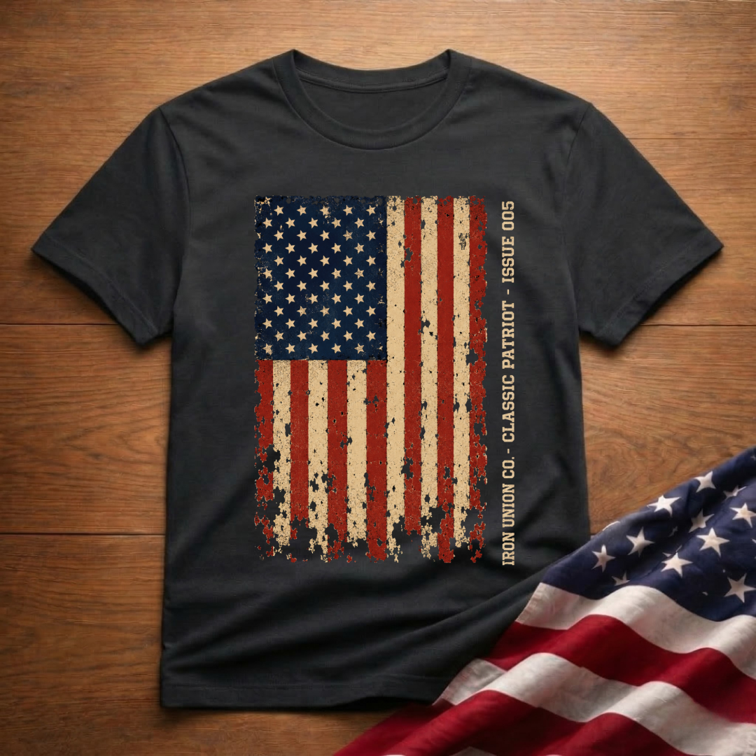 Distressed Old Glory Flag T-Shirt