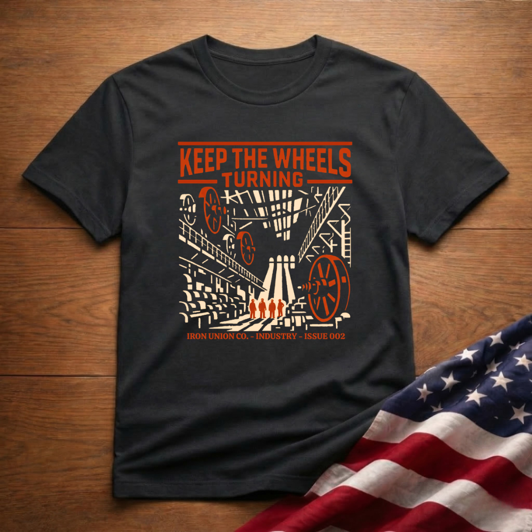 Keep The Wheels Turning Tee